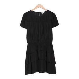 Maisie Tiered Short Sleeve Blouson Dress NWT